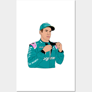 Sebastian Vettel- Aston Martin Posters and Art